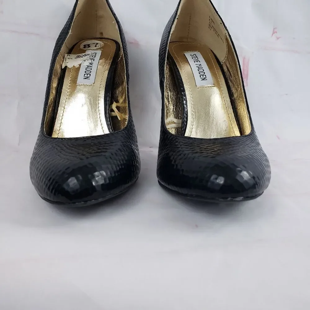 Steve  Madden Ronni black stiletto heel 8.5